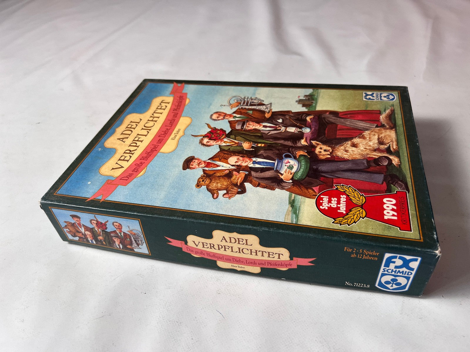 Adel verpflichtet Brettspiel FX Schmid 1990 Gesellschaftsspiel   Vollständig - Ansicht 5