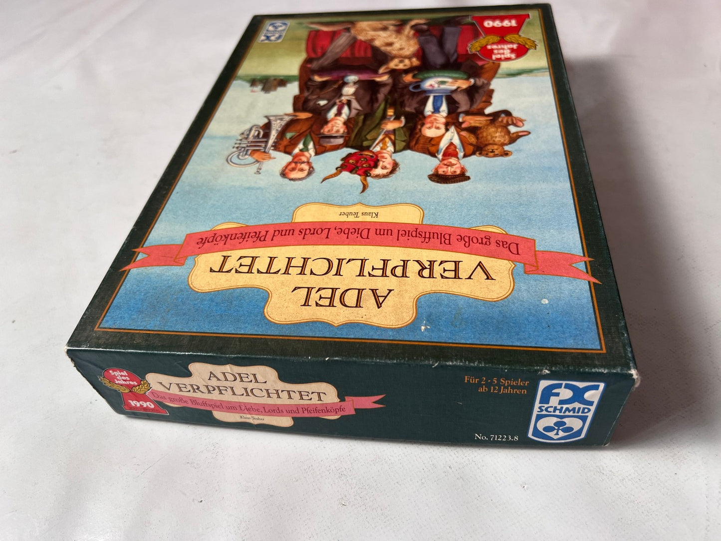 Adel verpflichtet Brettspiel FX Schmid 1990 Gesellschaftsspiel   Vollständig - Ansicht 6