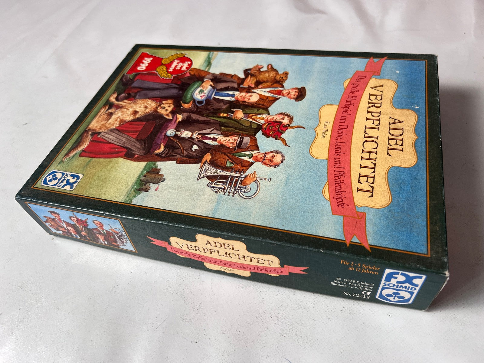 Adel verpflichtet Brettspiel FX Schmid 1990 Gesellschaftsspiel   Vollständig - Ansicht 7