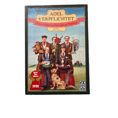Adel verpflichtet Brettspiel FX Schmid 1990 Gesellschaftsspiel – SKU A9734 – Gesellschaftsspiel gebraucht kaufen bei Brettspielimperium