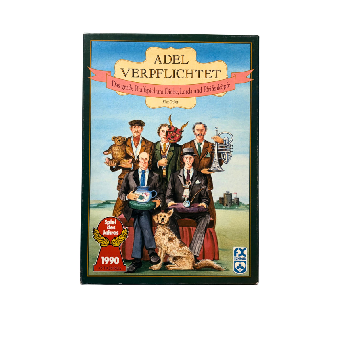 Adel verpflichtet Brettspiel FX Schmid 1990 Gesellschaftsspiel - Unbespielt – SKU A13705 – Gesellschaftsspiel gebraucht kaufen bei Brettspielimperium