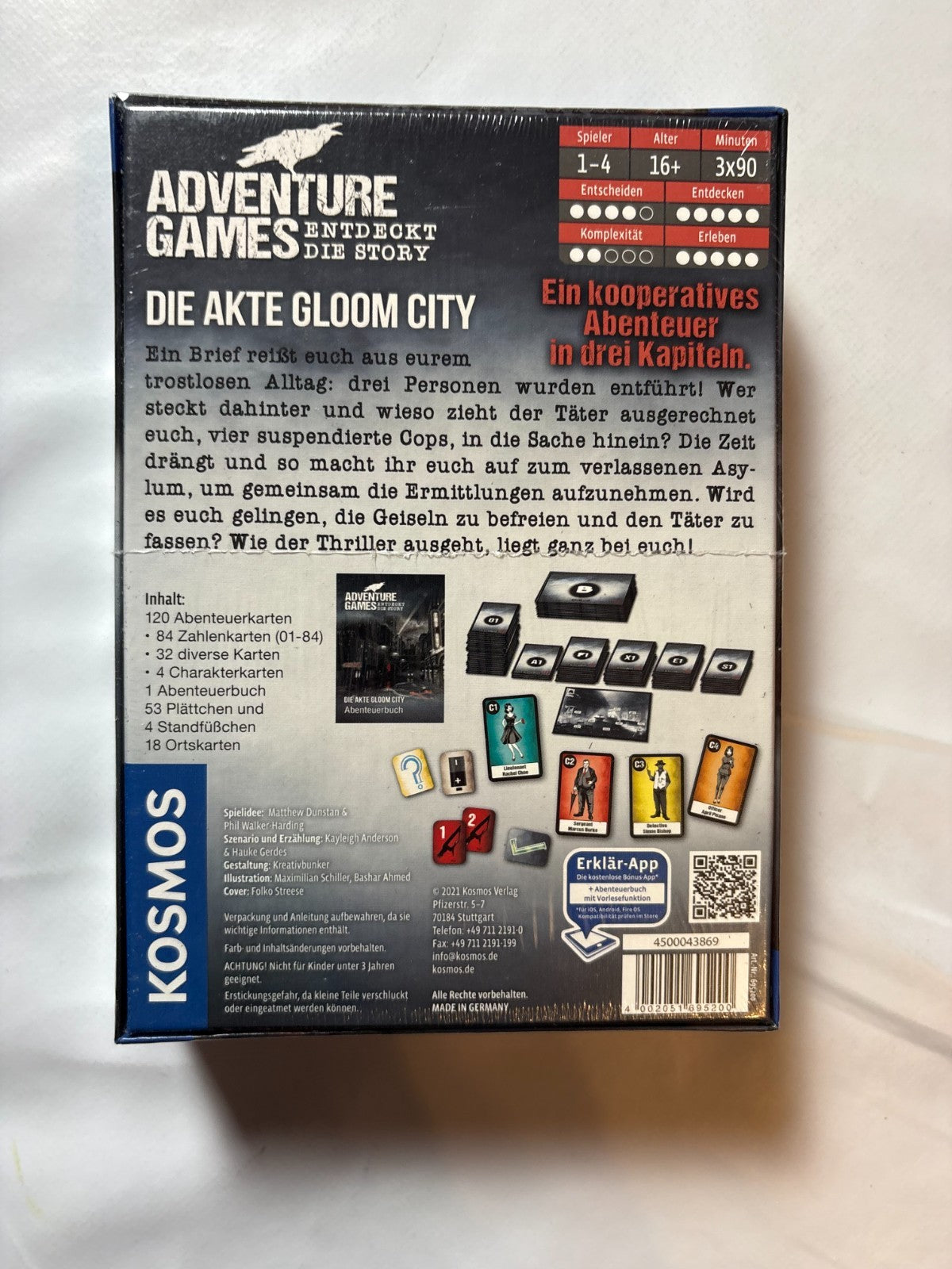 Adventure Games - Die Akte Gloom City Kosmos - NEU in Folie - Ansicht 6