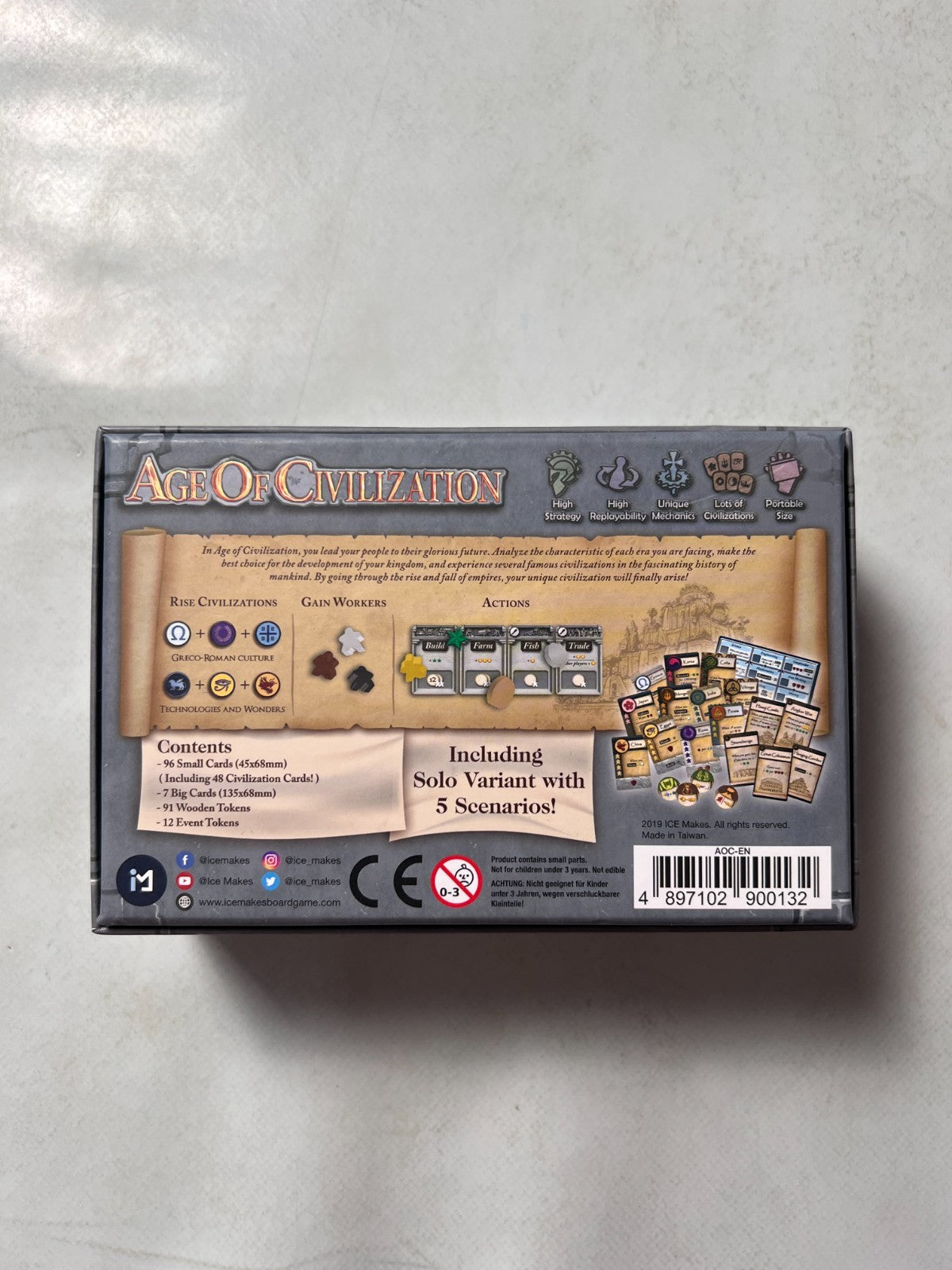 Age of Civilization 2019 Strategiespiel - Jeffrey CCH ICE Englisch - Vollständig - Ansicht 8