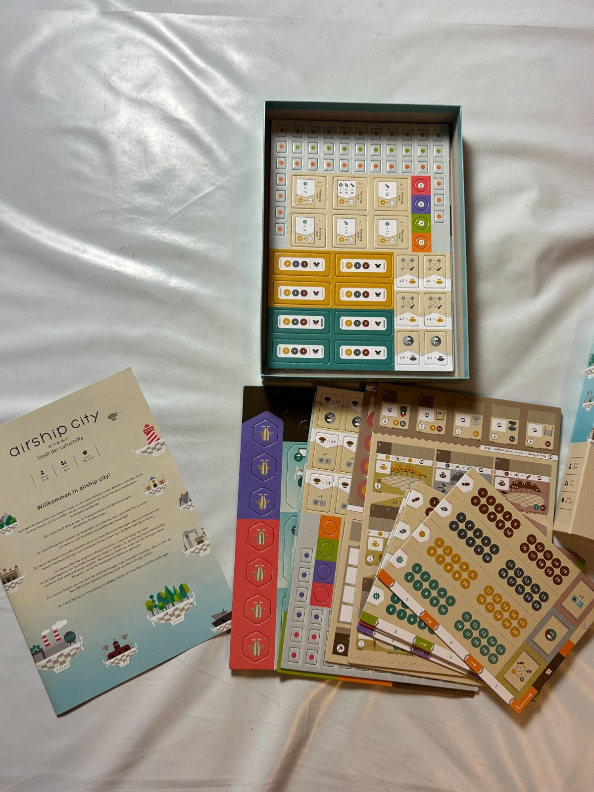 AIRSHIP CITY Stadt der Luftschiffe Spiel Brettspiel  Vollständig - Ansicht 6