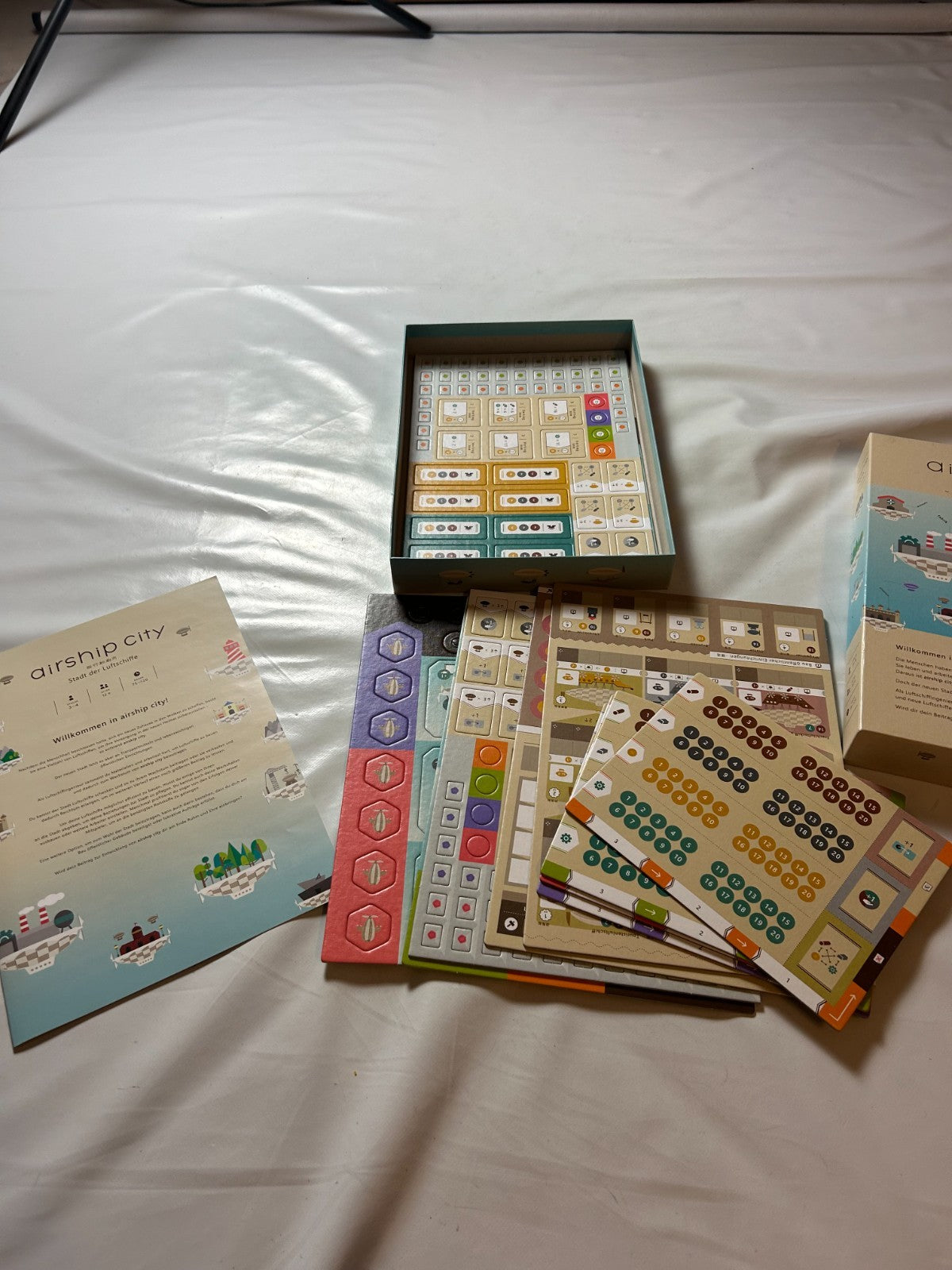 AIRSHIP CITY Stadt der Luftschiffe Spiel Brettspiel  Vollständig - Ansicht 7
