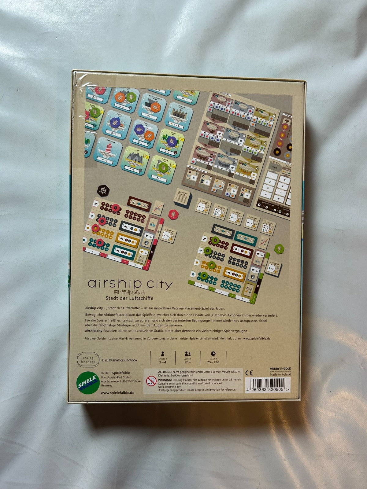 AIRSHIP CITY Stadt der Luftschiffe Spiel Brettspiel  Vollständig - Ansicht 8