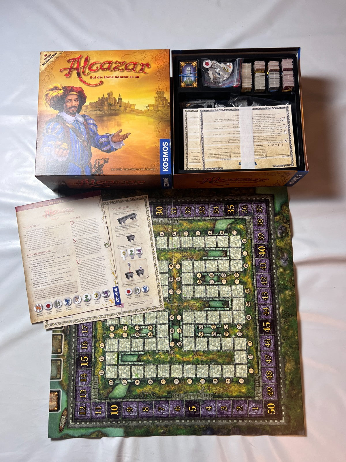 Alcazar – Kosmos Kennerspiel Brettspiel 2 Spieler BIG BOSS-Variante- Vollständig - Ansicht 2
