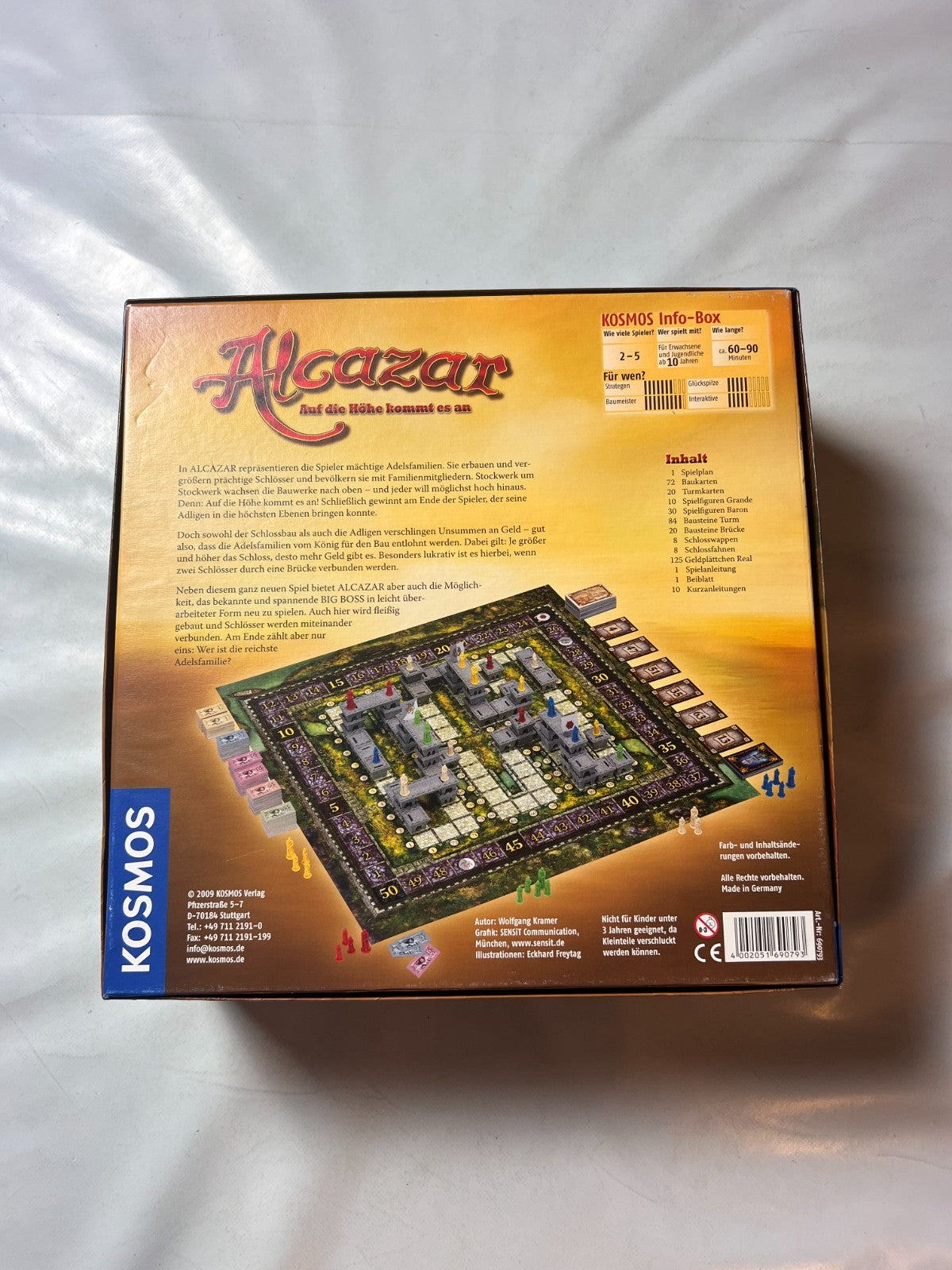 Alcazar – Kosmos Kennerspiel Brettspiel 2 Spieler BIG BOSS-Variante- Vollständig - Ansicht 9
