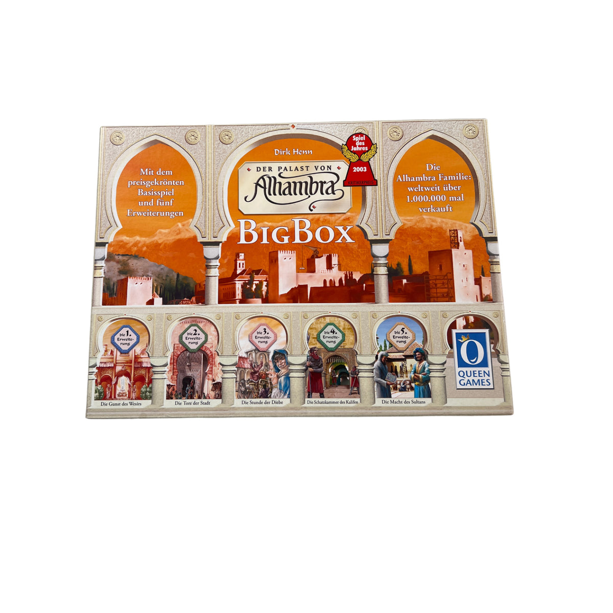 Alhambra Big Box - Queen Games – SKU A13807 – Gesellschaftsspiel gebraucht kaufen bei Brettspielimperium