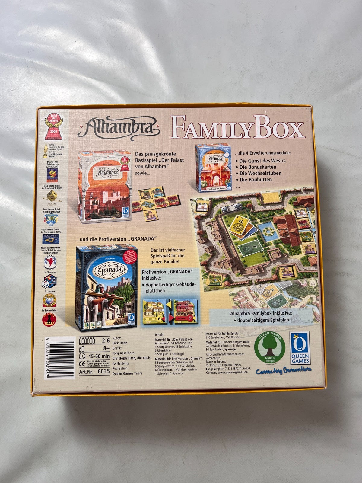 Alhambra Family Box Familienspiel Brettspiel von Queen Games - Vollständig - Ansicht 10