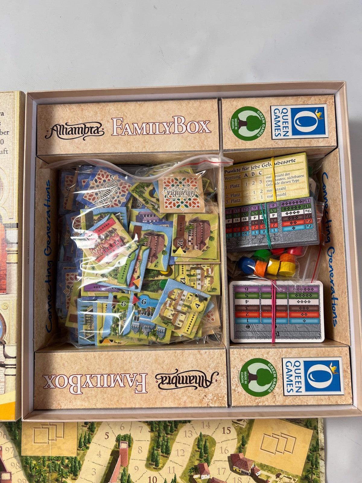 Alhambra Family Box Familienspiel Brettspiel von Queen Games - Vollständig - Ansicht 3