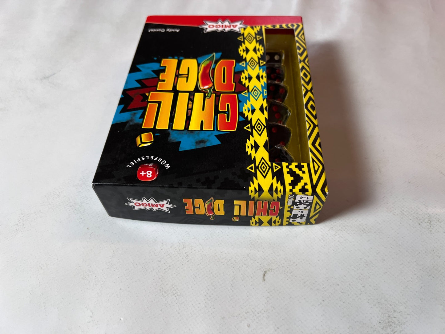 Amigo Chili Dice ab 8 Jahre 14 Spieler Familienspiel Würfelspiel  Vollständig - Ansicht 5