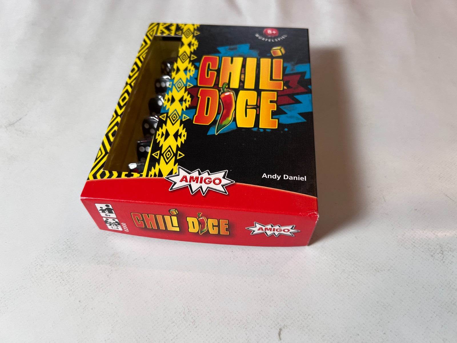 Amigo Chili Dice ab 8 Jahre 14 Spieler Familienspiel Würfelspiel  Vollständig - Ansicht 7