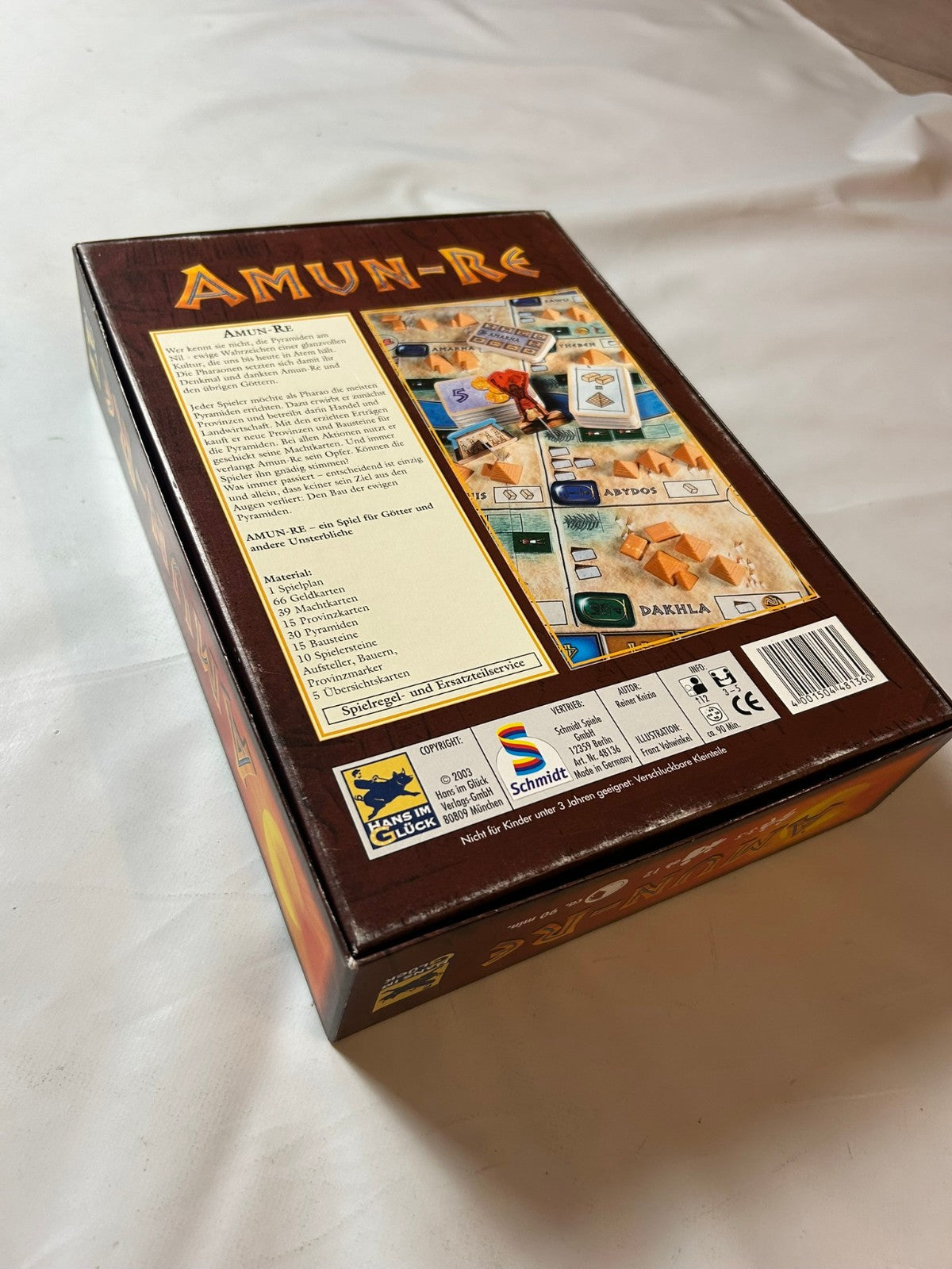 AMUNRE  Brettspiel  Hans im Glück 2003  Vollständig - Ansicht 13