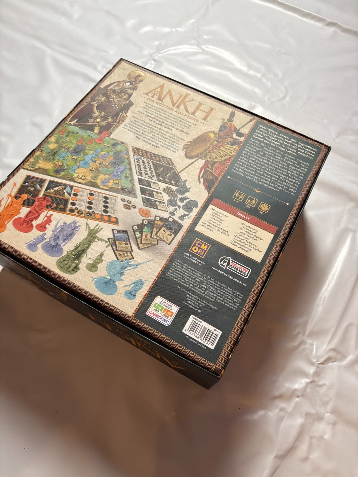 Ankh die Götter Ägyptens Grundspiel deutsche Ausgabe CMON - Unbespielt - Ansicht 10