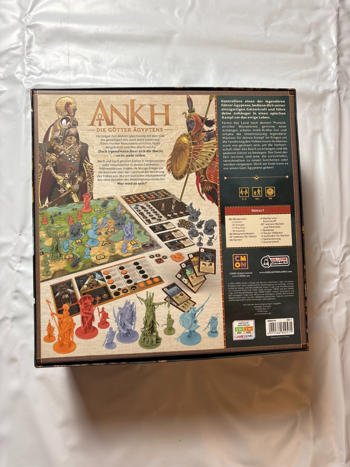 Ankh die Götter Ägyptens Grundspiel deutsche Ausgabe CMON - Unbespielt - Ansicht 8