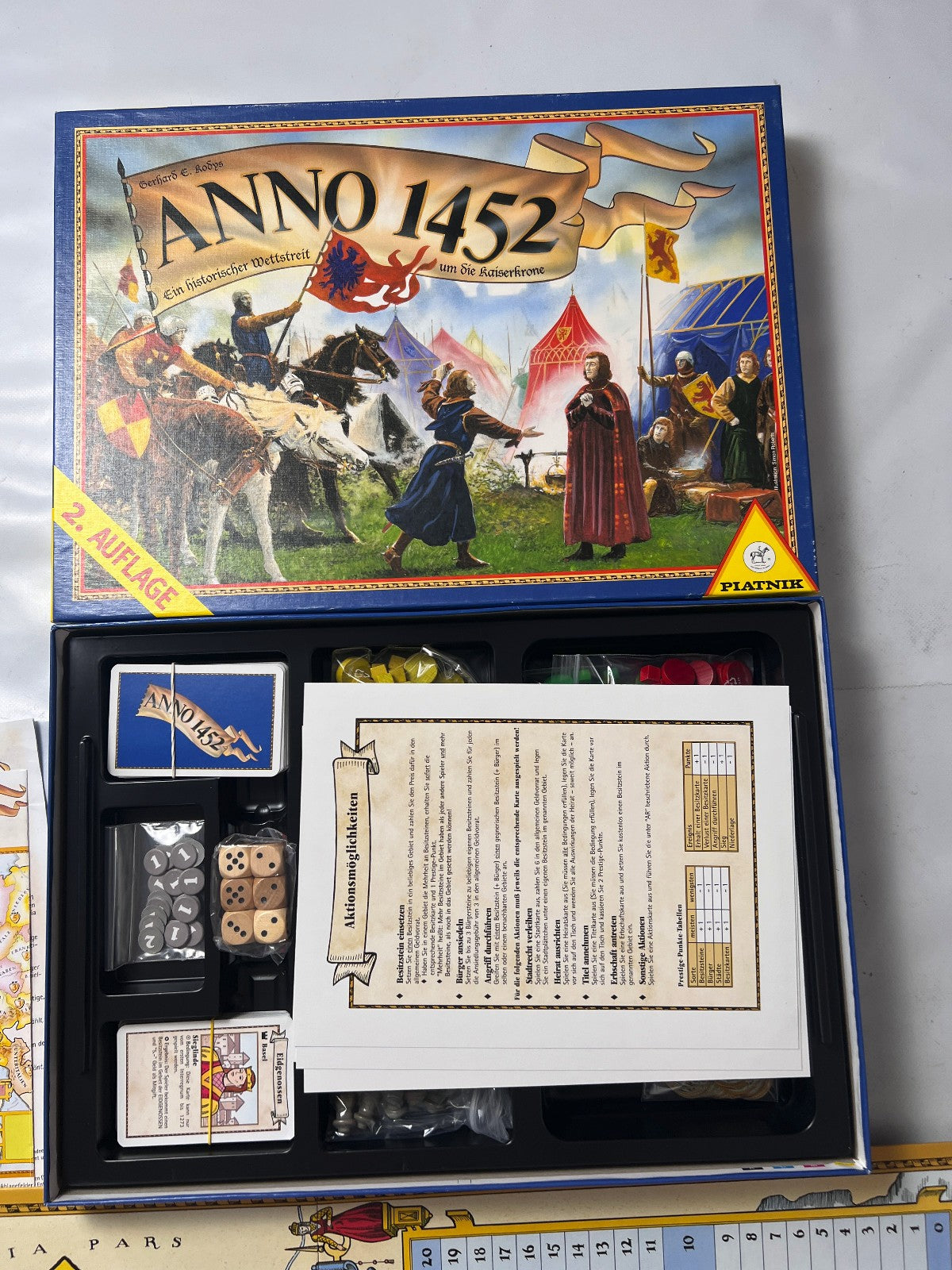 Anno 1452 Spiel Piatnik Wettstreit um die Kaiserkrone  Vollständig - Ansicht 4