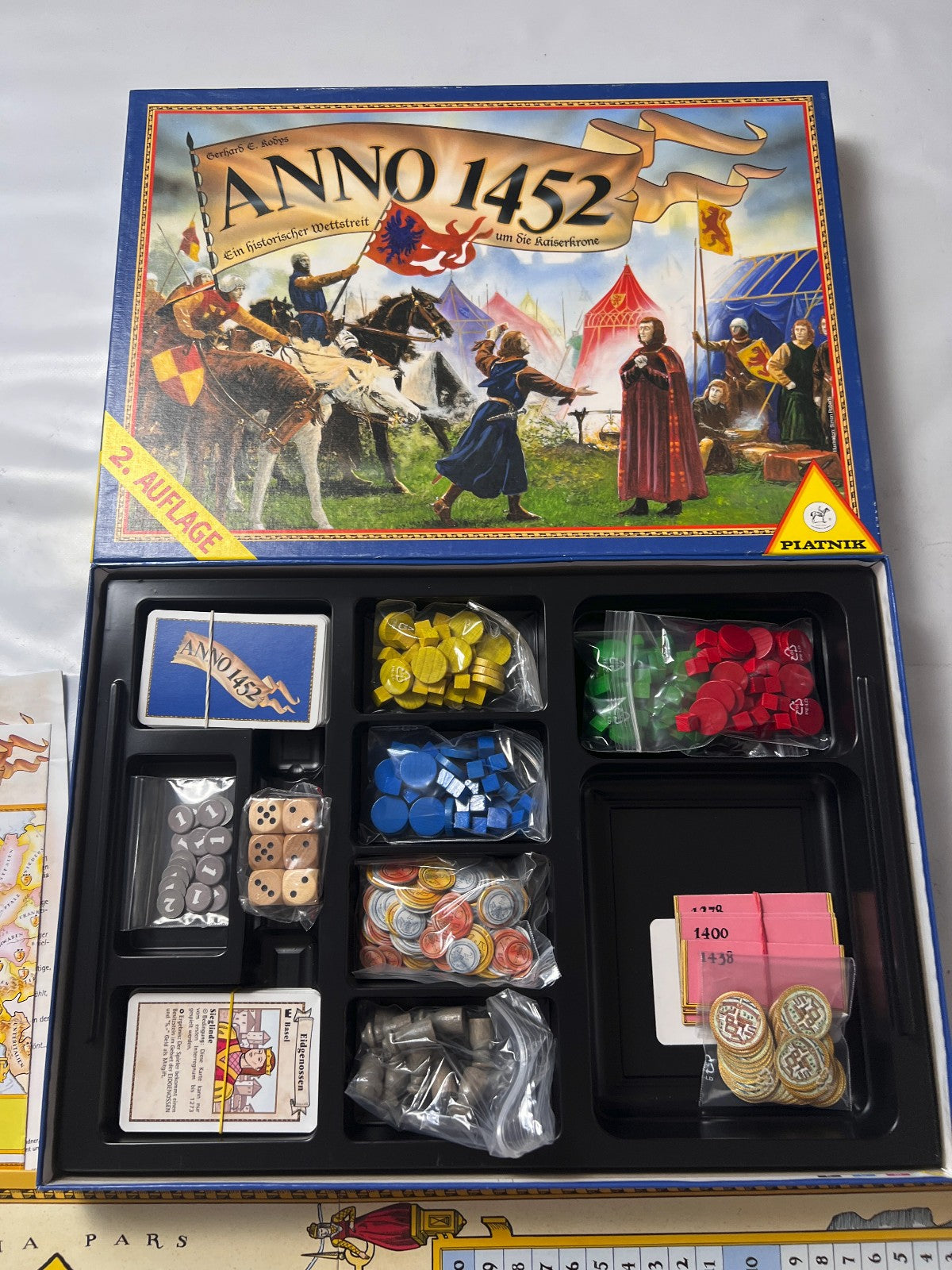 Anno 1452 Spiel Piatnik Wettstreit um die Kaiserkrone  Vollständig - Ansicht 5