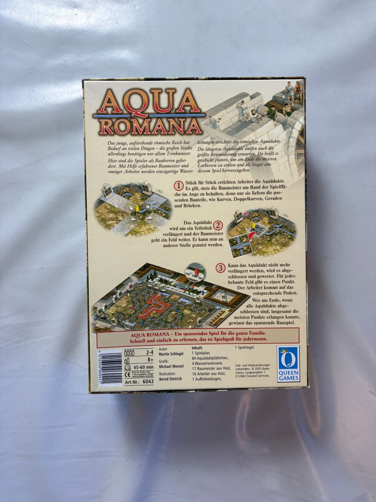 Aqua Romana  Brettspiel Queen Games 2005 Gesellschaftsspiel  Vollständig - Ansicht 9