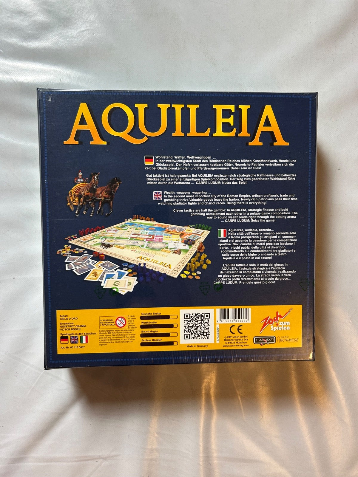 Aquileia Brettspiel Zoch zum Spielen 2011 - NEU in Folie - Ansicht 6