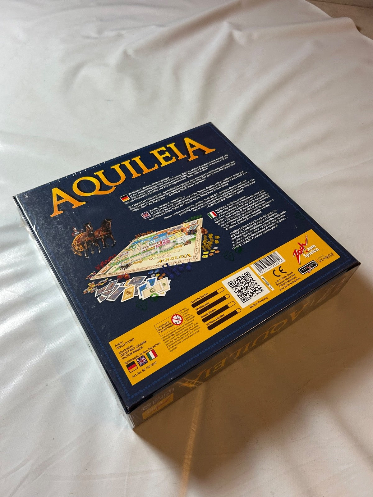 Aquileia Brettspiel Zoch zum Spielen 2011 - NEU in Folie - Ansicht 9