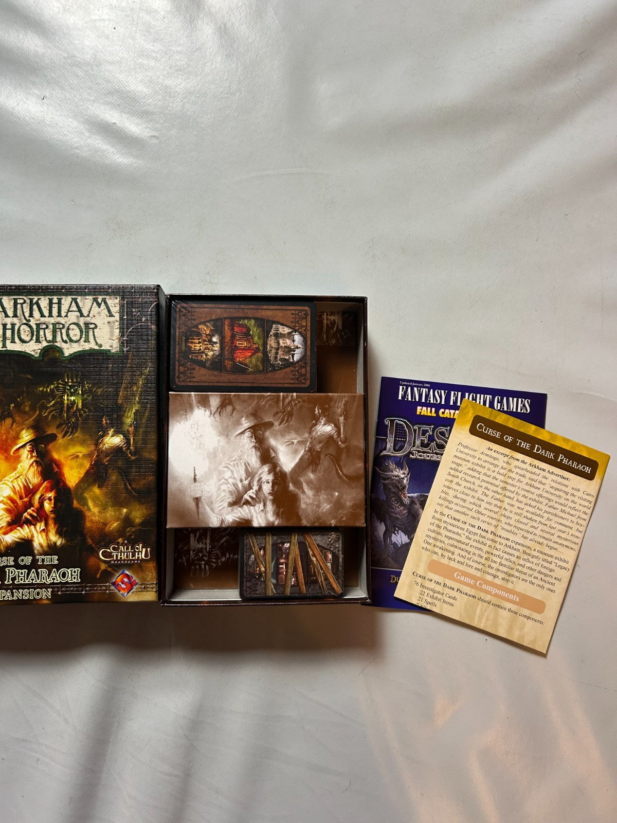 Arkham Horror Curse of The Dark Pharaoh Expansion English  Unbespielt - Ansicht 6