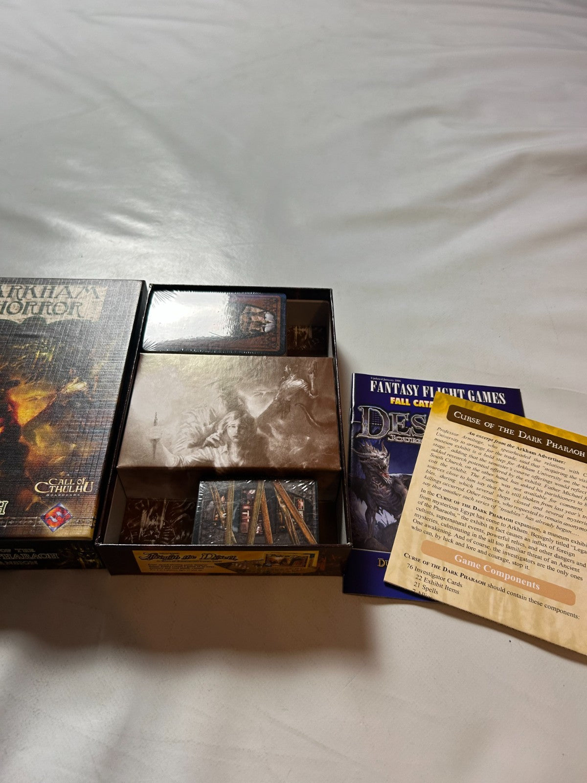 Arkham Horror Curse of The Dark Pharaoh Expansion English  Unbespielt - Ansicht 7