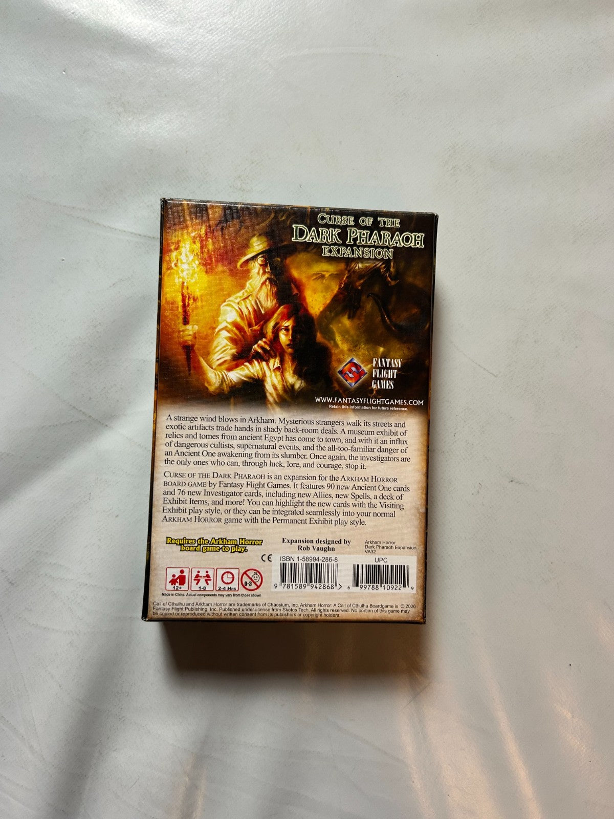 Arkham Horror Curse of The Dark Pharaoh Expansion English  Unbespielt - Ansicht 9