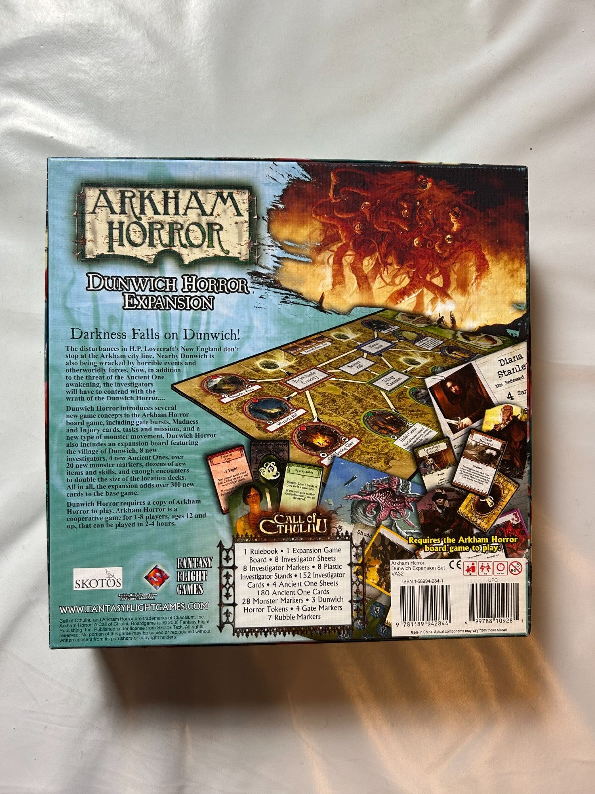 Arkham Horror Erweiterung Dunwich Horror englisch Fantasy flight  Unbespielt - Ansicht 10