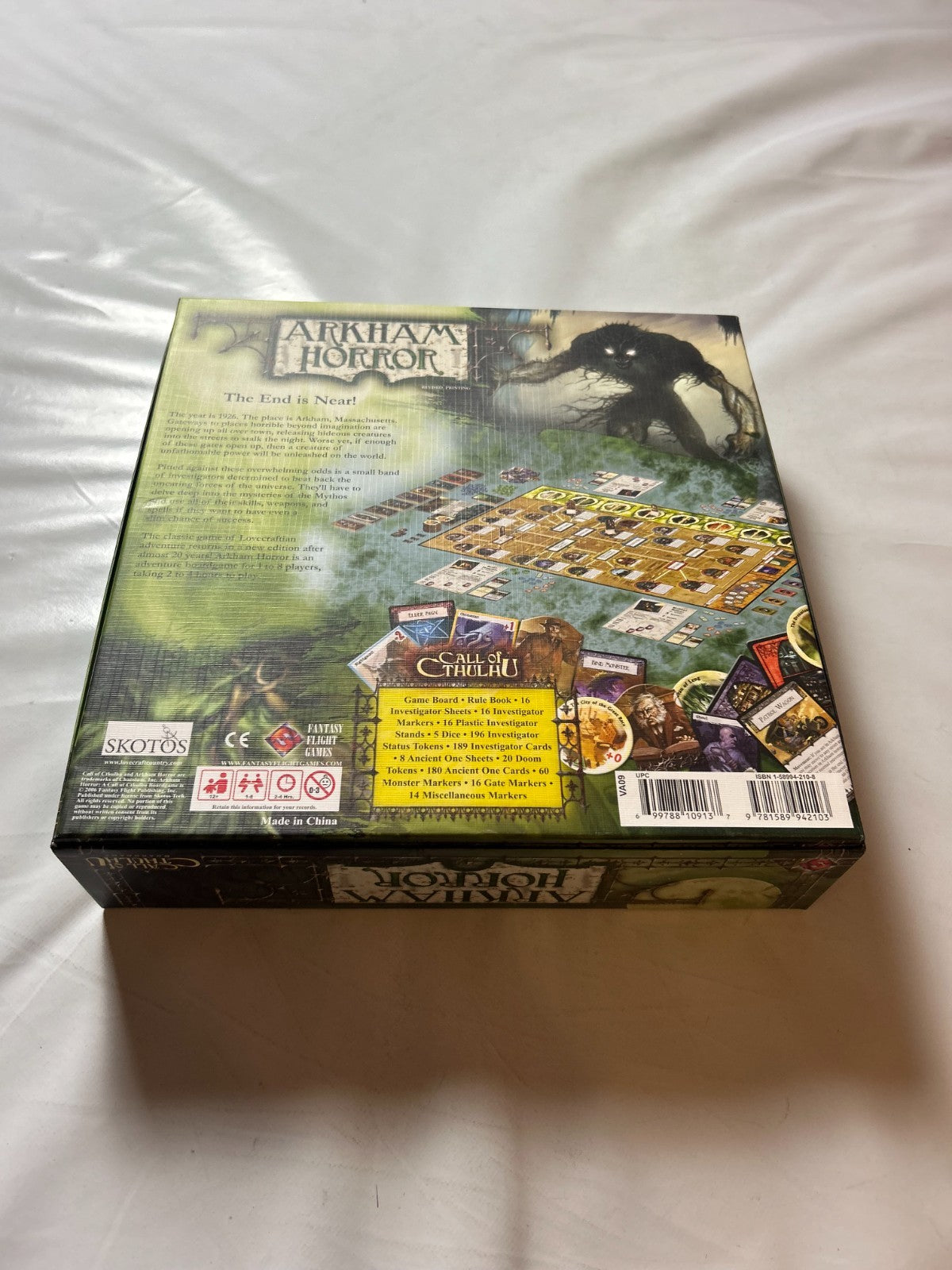 Arkham Horror Grundspiel Englische Ausgabe Fantasy Flight 2006  unbespielt - Ansicht 12