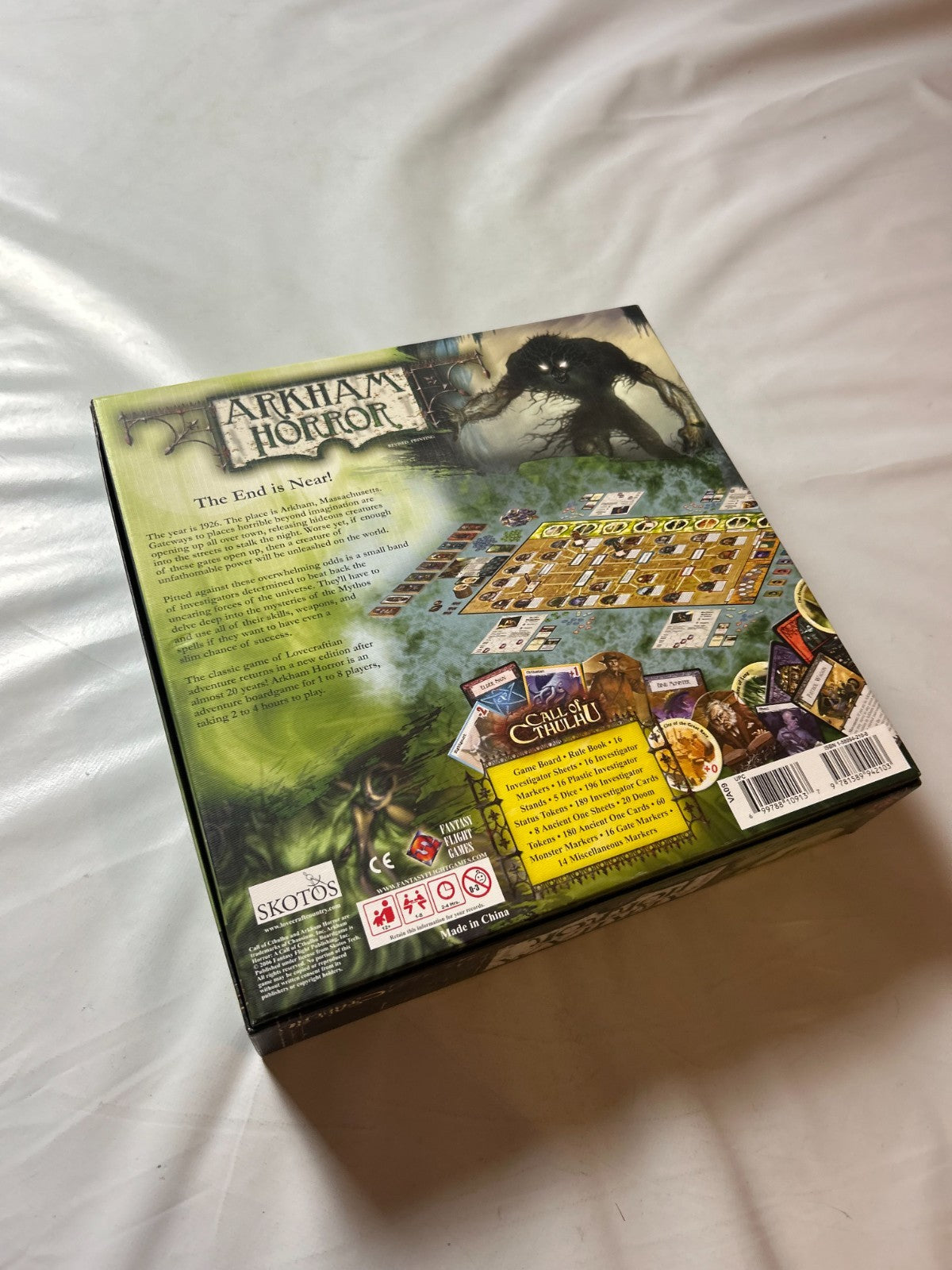 Arkham Horror Grundspiel Englische Ausgabe Fantasy Flight 2006  unbespielt - Ansicht 14
