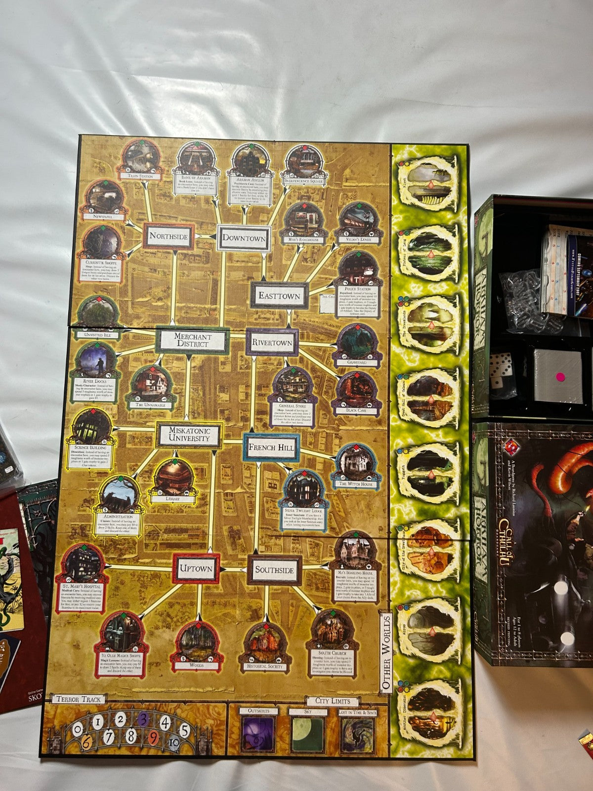 Arkham Horror Grundspiel Englische Ausgabe Fantasy Flight 2006  unbespielt - Ansicht 6