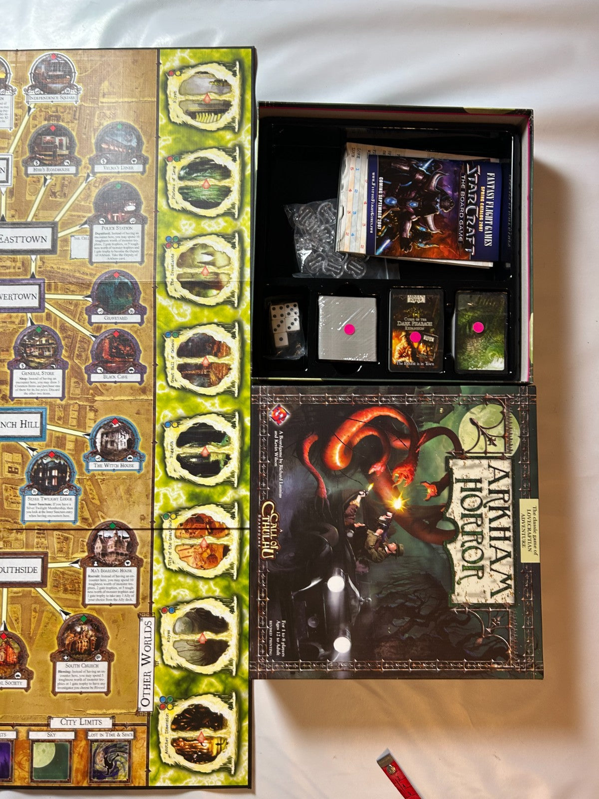 Arkham Horror Grundspiel Englische Ausgabe Fantasy Flight 2006  unbespielt - Ansicht 7