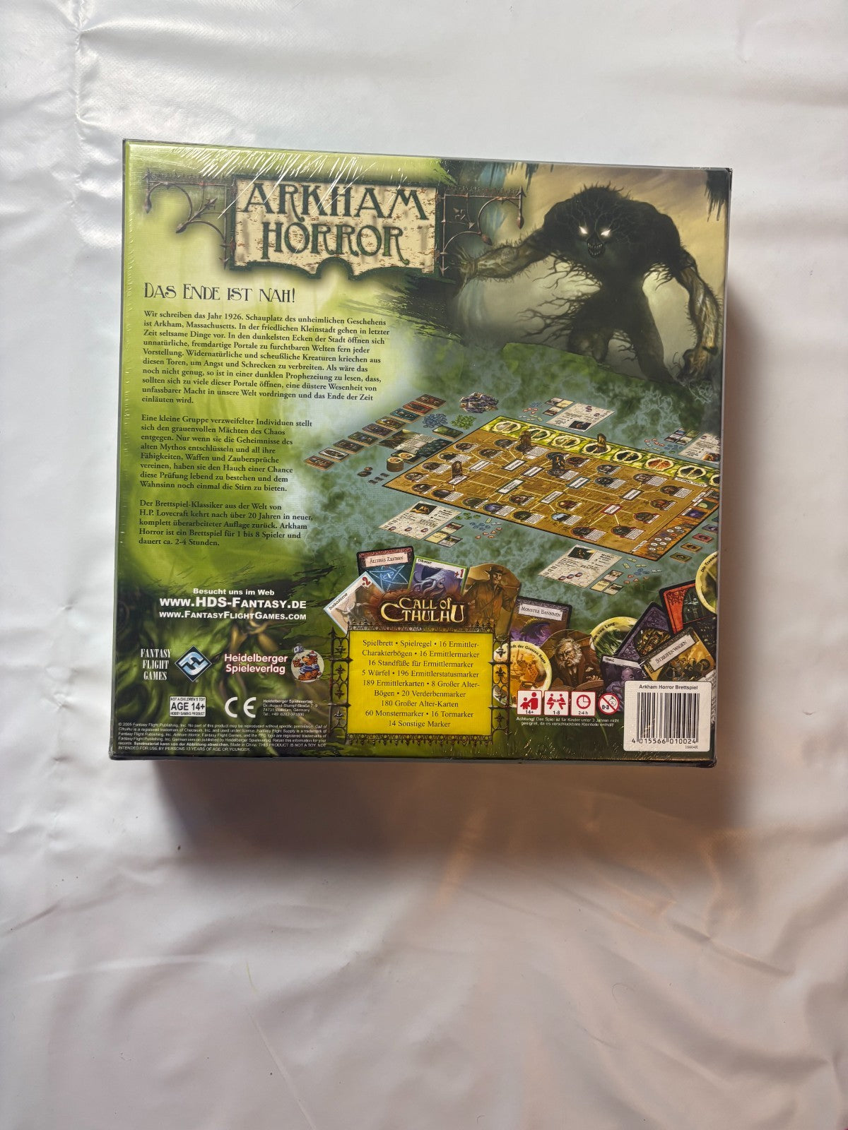 Arkham Horror Grundspiel  Spiel 2. Edition Brettspiel Heidelberger- NEU in Folie - Ansicht 6