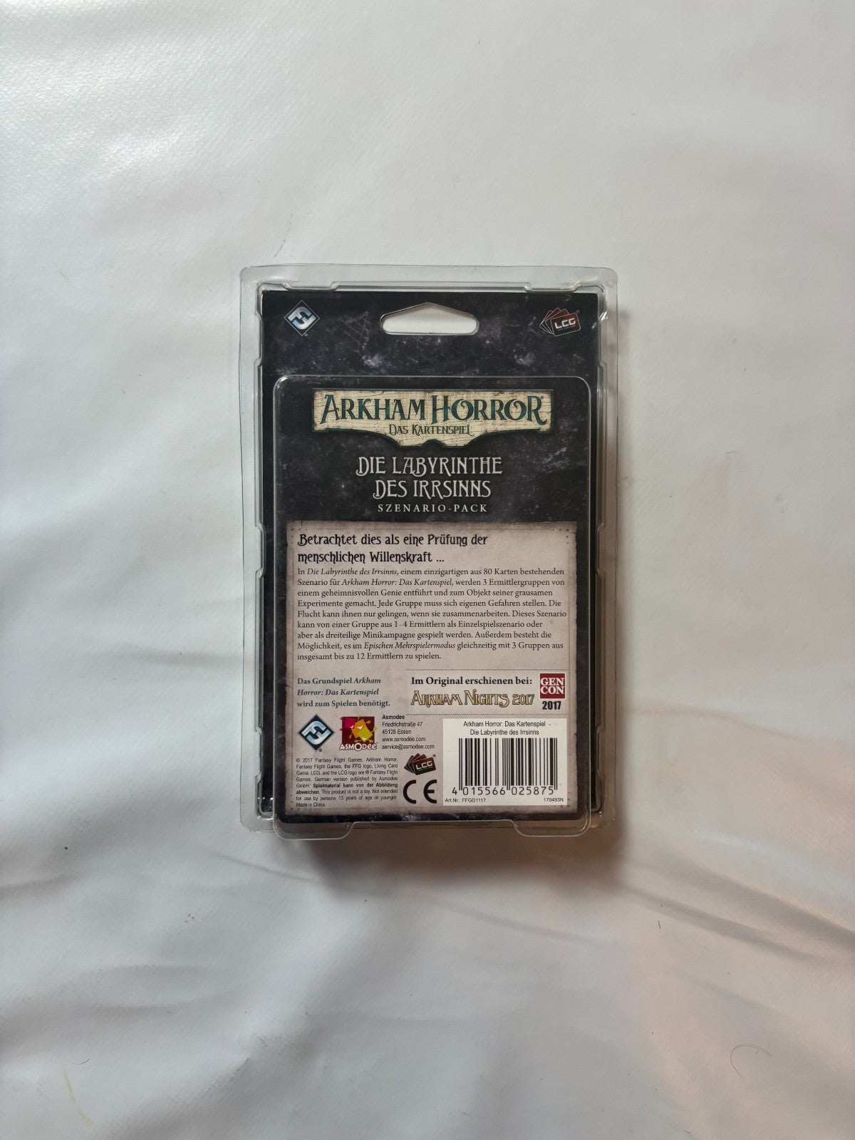 Arkham Horror Kartenspiel LCG - Labyrinthe Des Irrsinns 2017 - DE - Neu in Folie - Ansicht 6