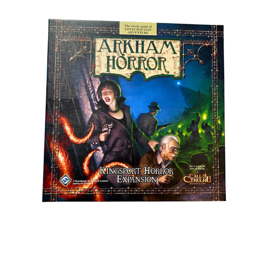 Arkham Horror Kingsport Horror Erweiterung englisch - Unbespielt – SKU A12122 – Gesellschaftsspiel gebraucht kaufen bei Brettspielimperium