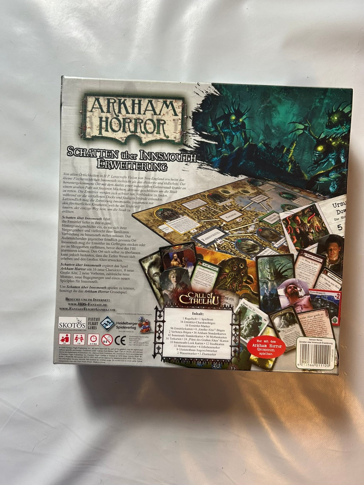 Arkham Horror Schatten über Innsmouth Erweiterung deutsche Ausgabe  Neu - Ansicht 6