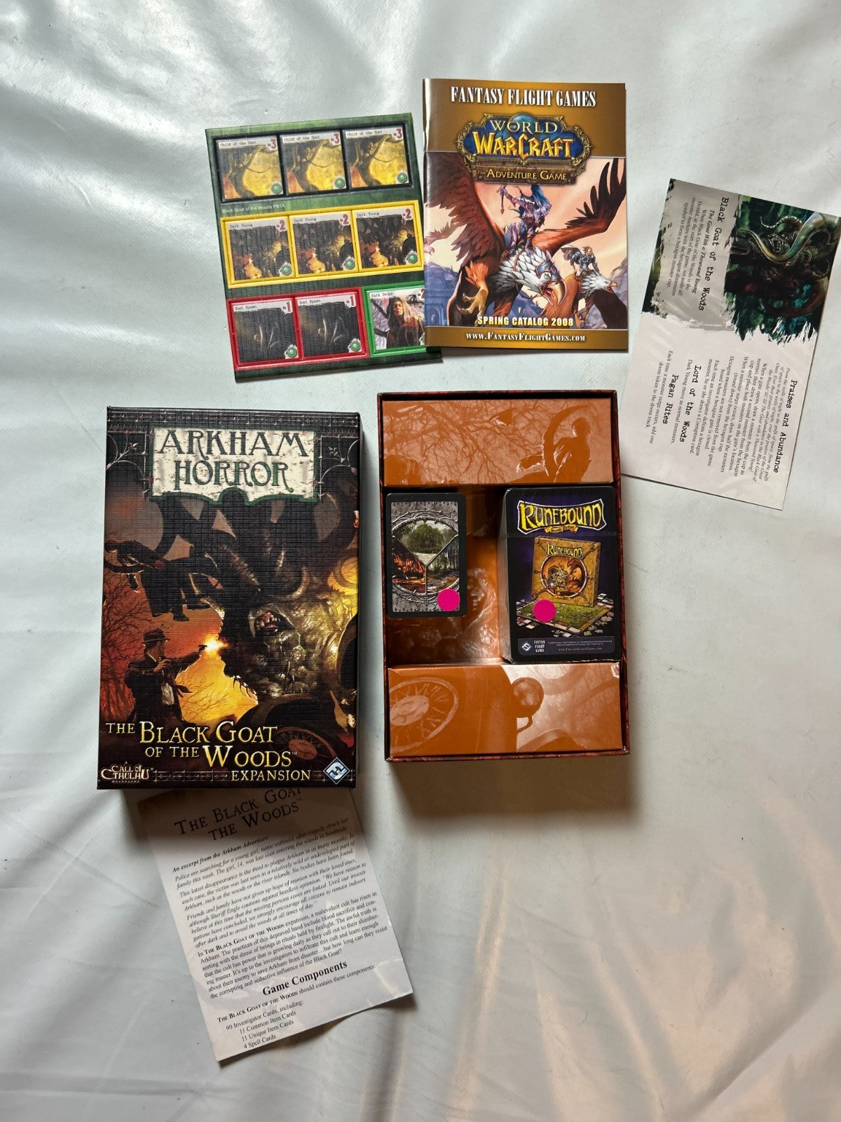 Arkham Horror The Black Goat of The Woods Englisch Expansion  Unbespielt - Ansicht 6