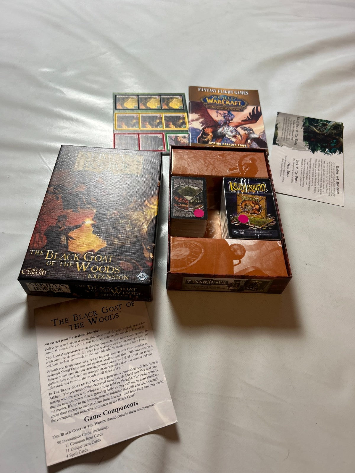 Arkham Horror The Black Goat of The Woods Englisch Expansion  Unbespielt - Ansicht 7