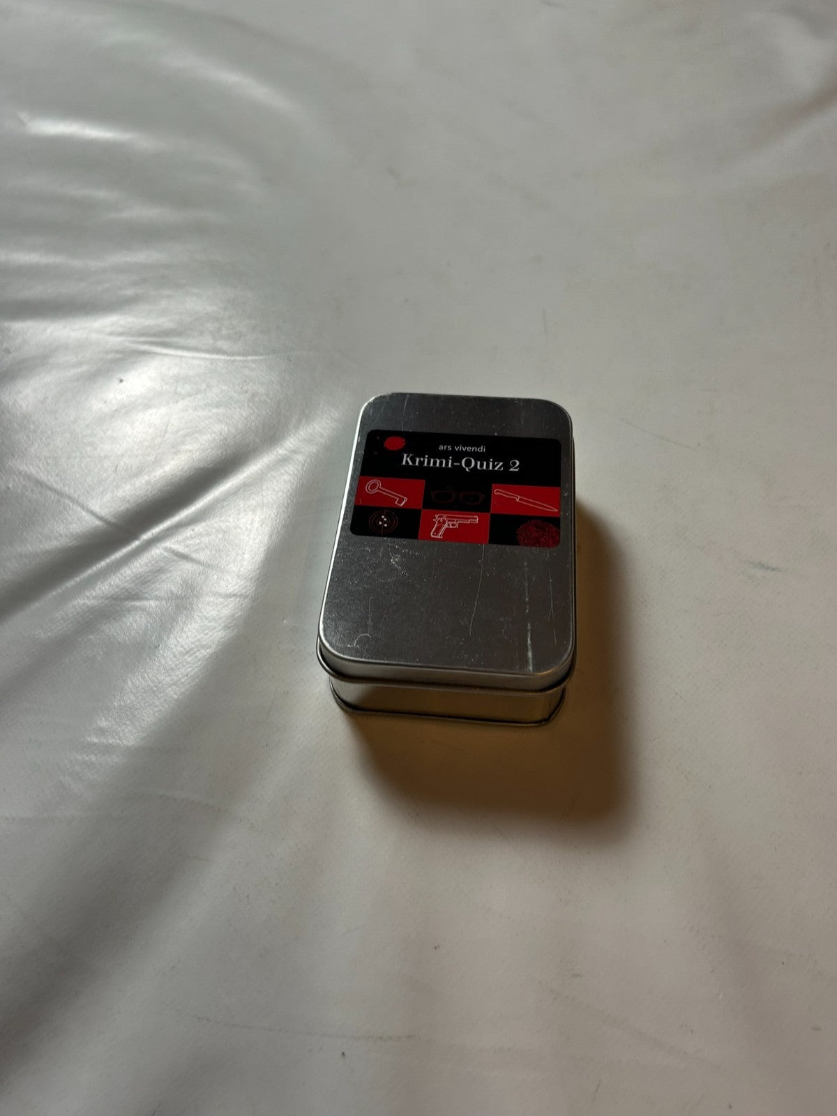 Ars Vivendi KrimiQuiz 2 Quizspiel Metallbox Detektiv Rätsel  Unbespielt - Ansicht 3