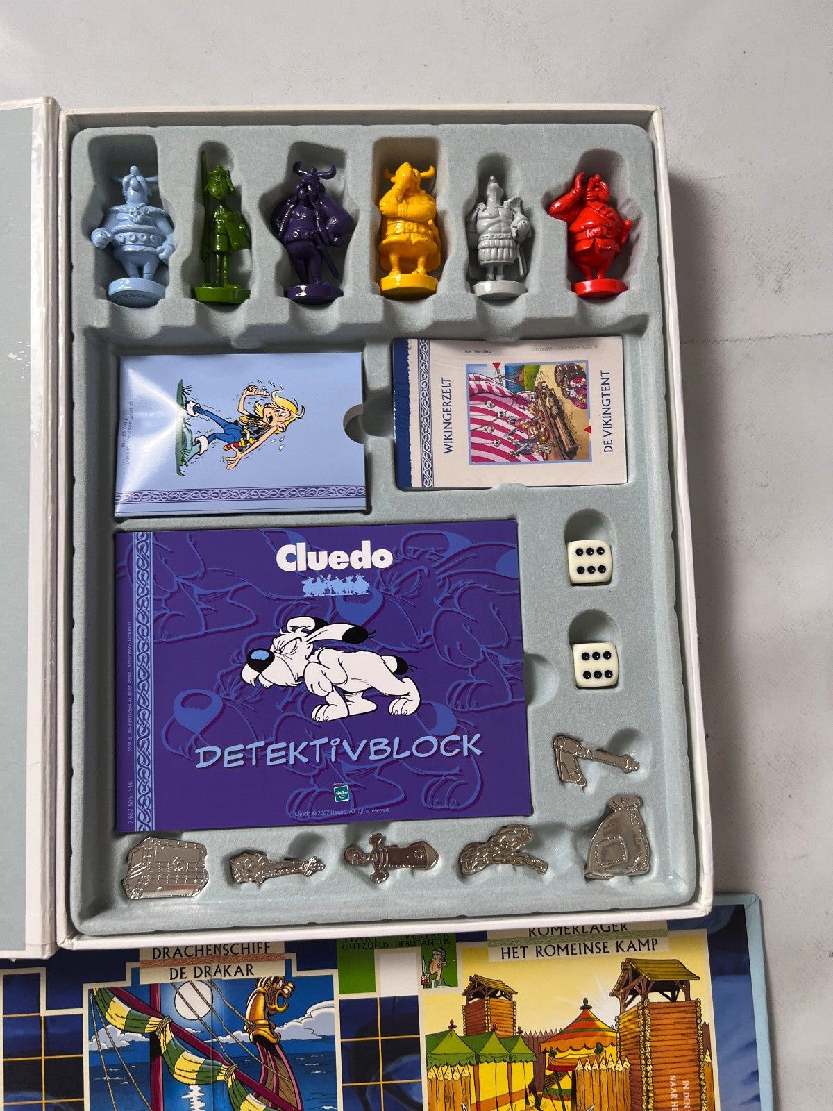 Asterix und die Normannen " Cluedo " Brettspiel Hasbro 2007  Vollständig - Ansicht 4