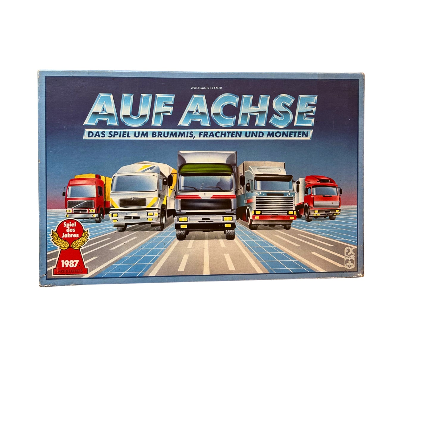 Auf Achse - FX Schmid 1987 – SKU A11018 – Gesellschaftsspiel gebraucht kaufen bei Brettspielimperium