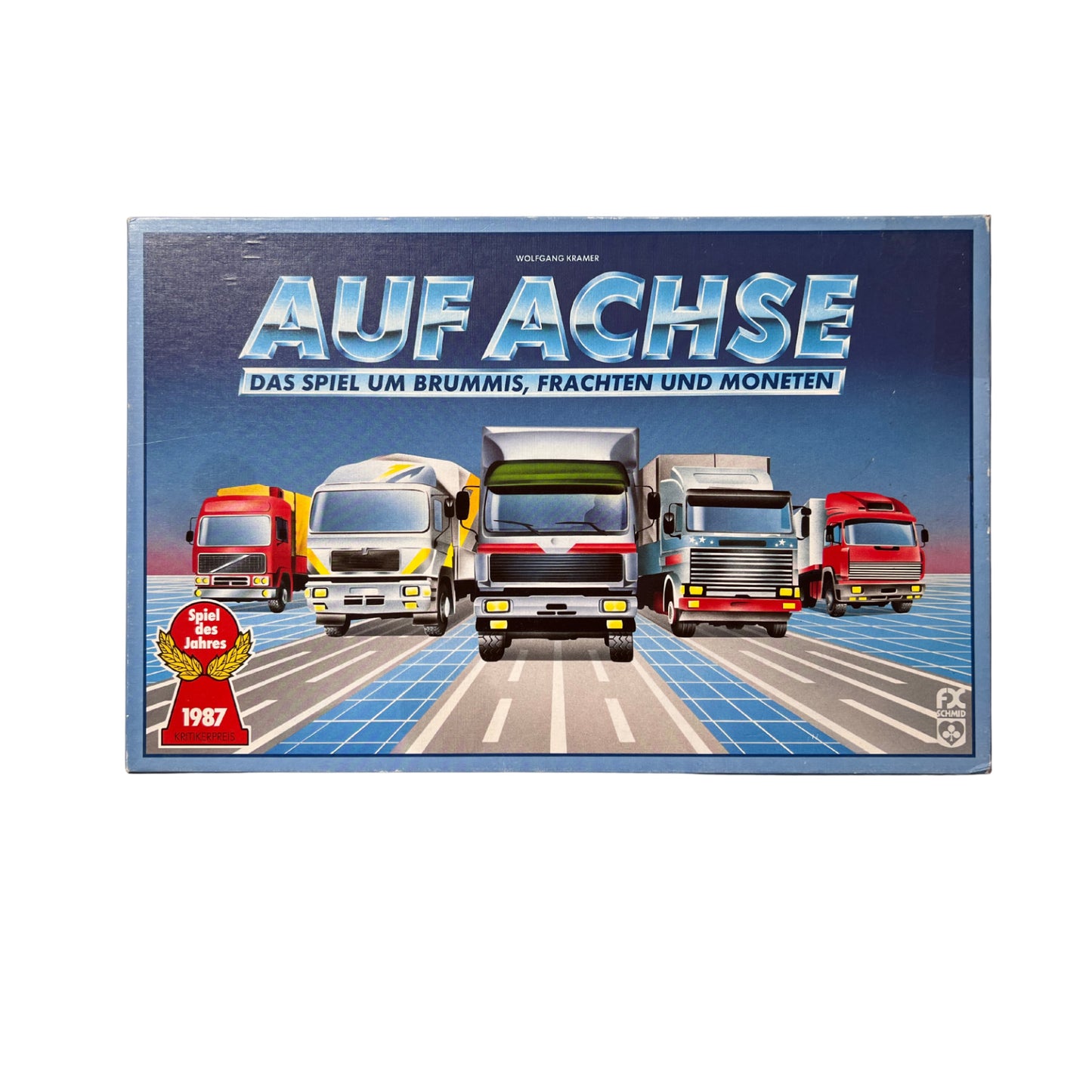 Auf Achse - FX Schmid 1987 – SKU A12652 – Gesellschaftsspiel gebraucht kaufen bei Brettspielimperium