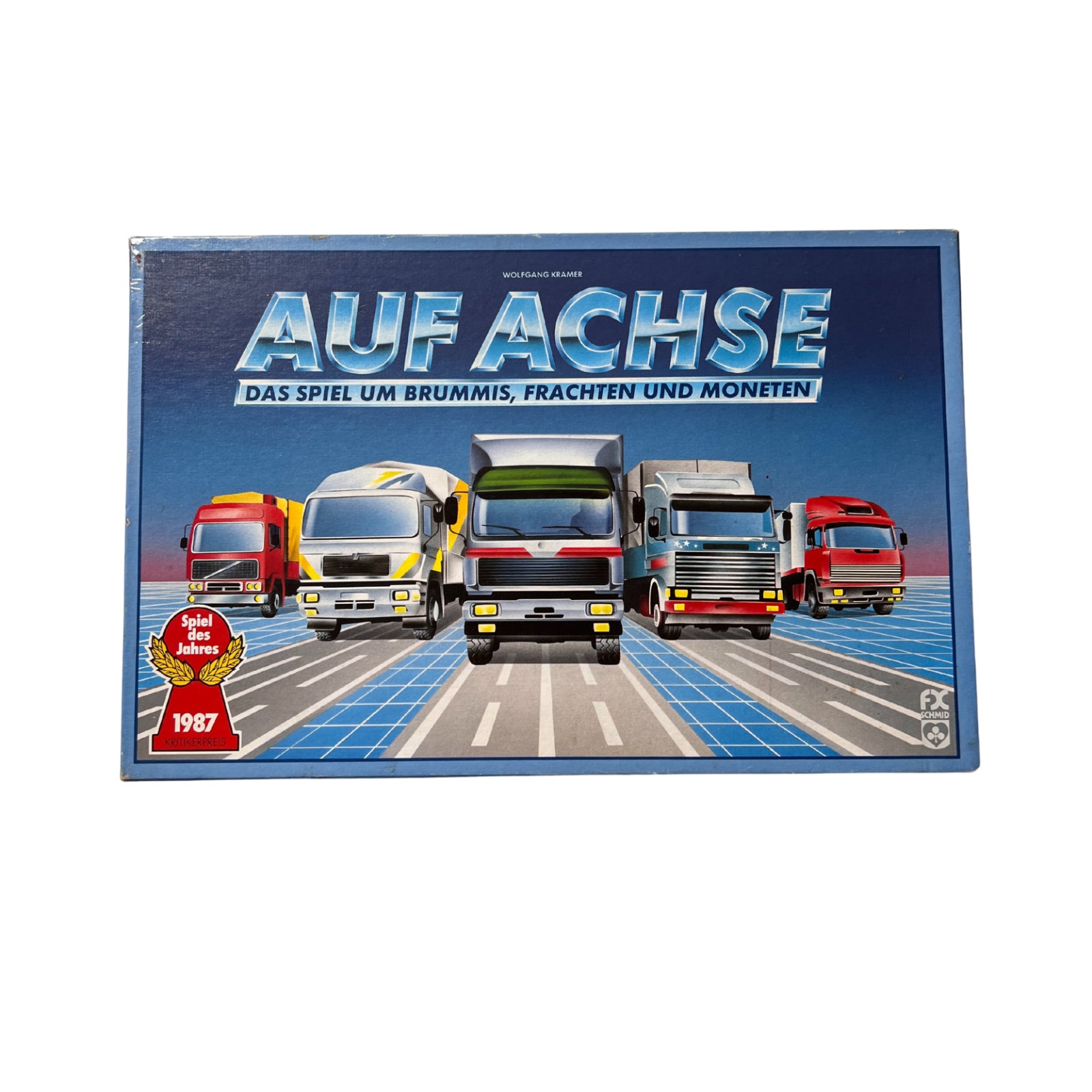 Auf Achse - FX Schmid 1987 – SKU A13137 – Gesellschaftsspiel gebraucht kaufen bei Brettspielimperium