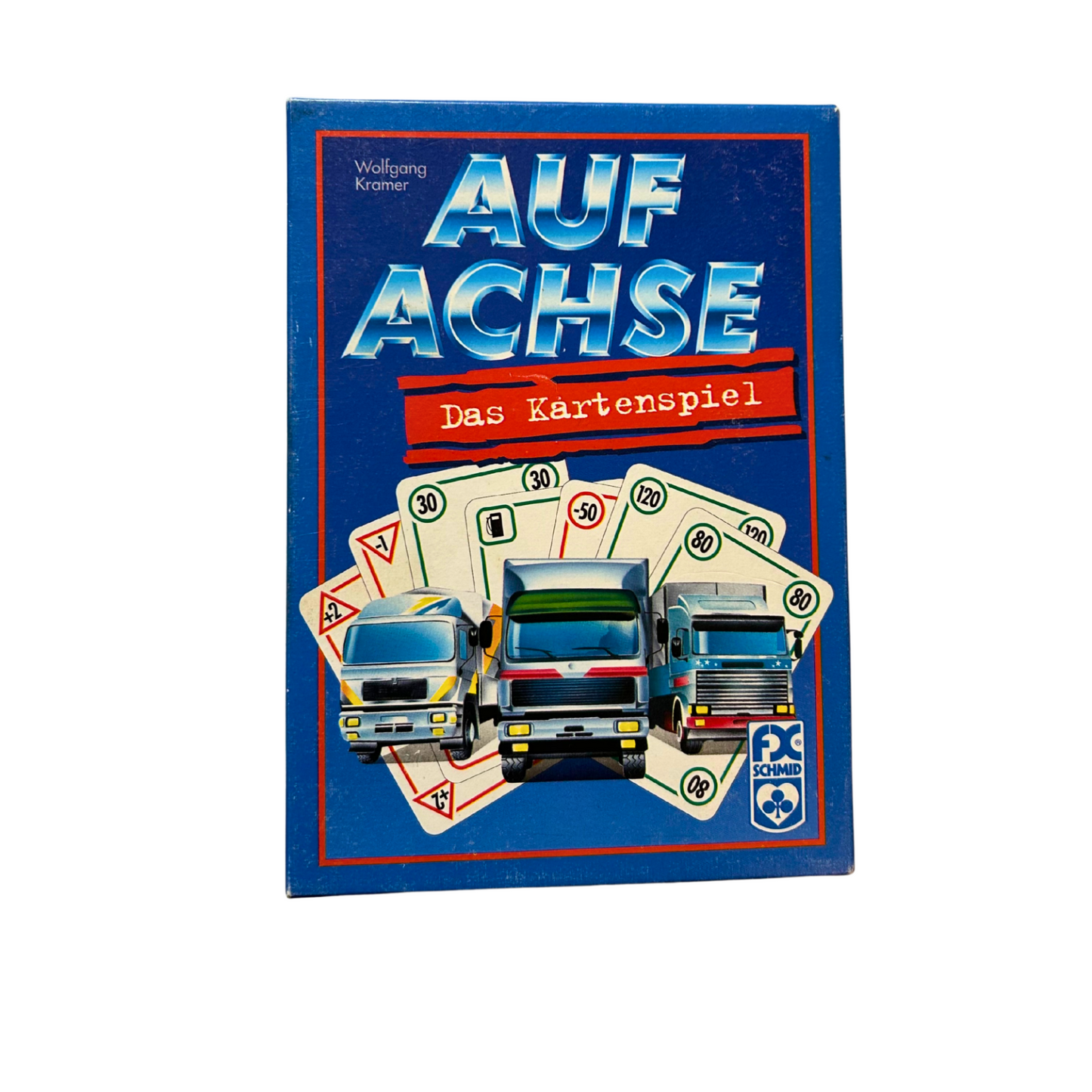 Auf Achse FX Schmid 1994/1995 Kartenspiel Vintage Reisespiel  Vollständig - Ansicht 1