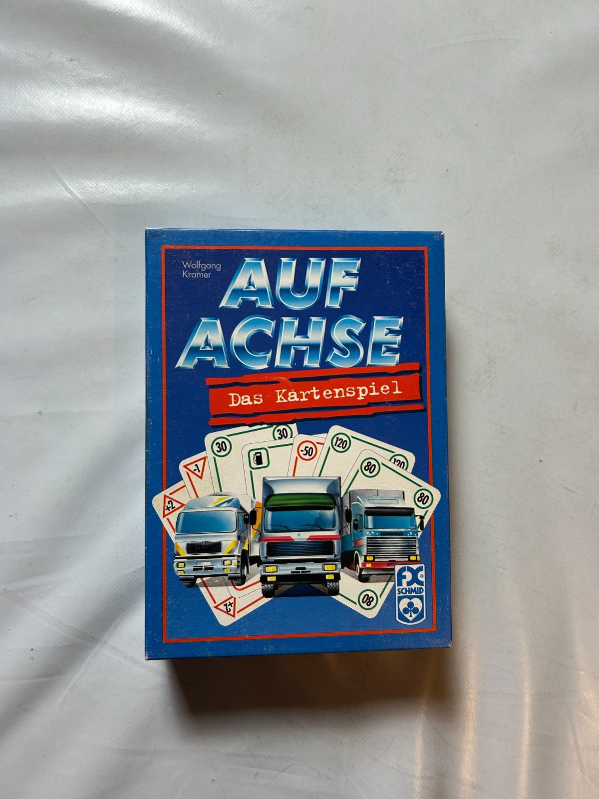 Auf Achse FX Schmid 1994/1995 Kartenspiel Vintage Reisespiel  Vollständig - Ansicht 2