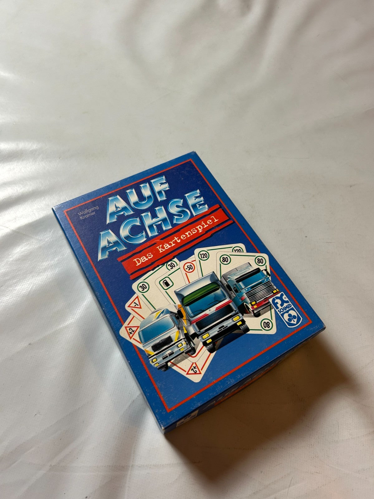 Auf Achse FX Schmid 1994/1995 Kartenspiel Vintage Reisespiel  Vollständig - Ansicht 5