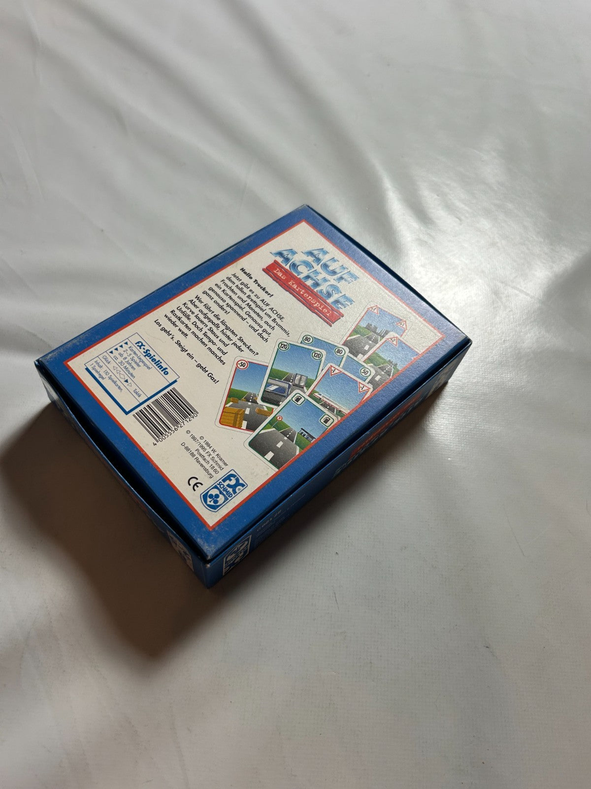 Auf Achse FX Schmid 1994/1995 Kartenspiel Vintage Reisespiel  Vollständig - Ansicht 9