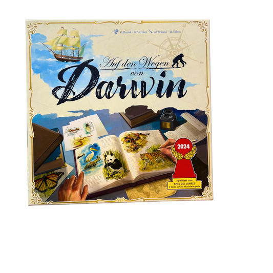 Auf den Wegen von Darwin Asmodee Spiel  Vollständig - Ansicht 1
