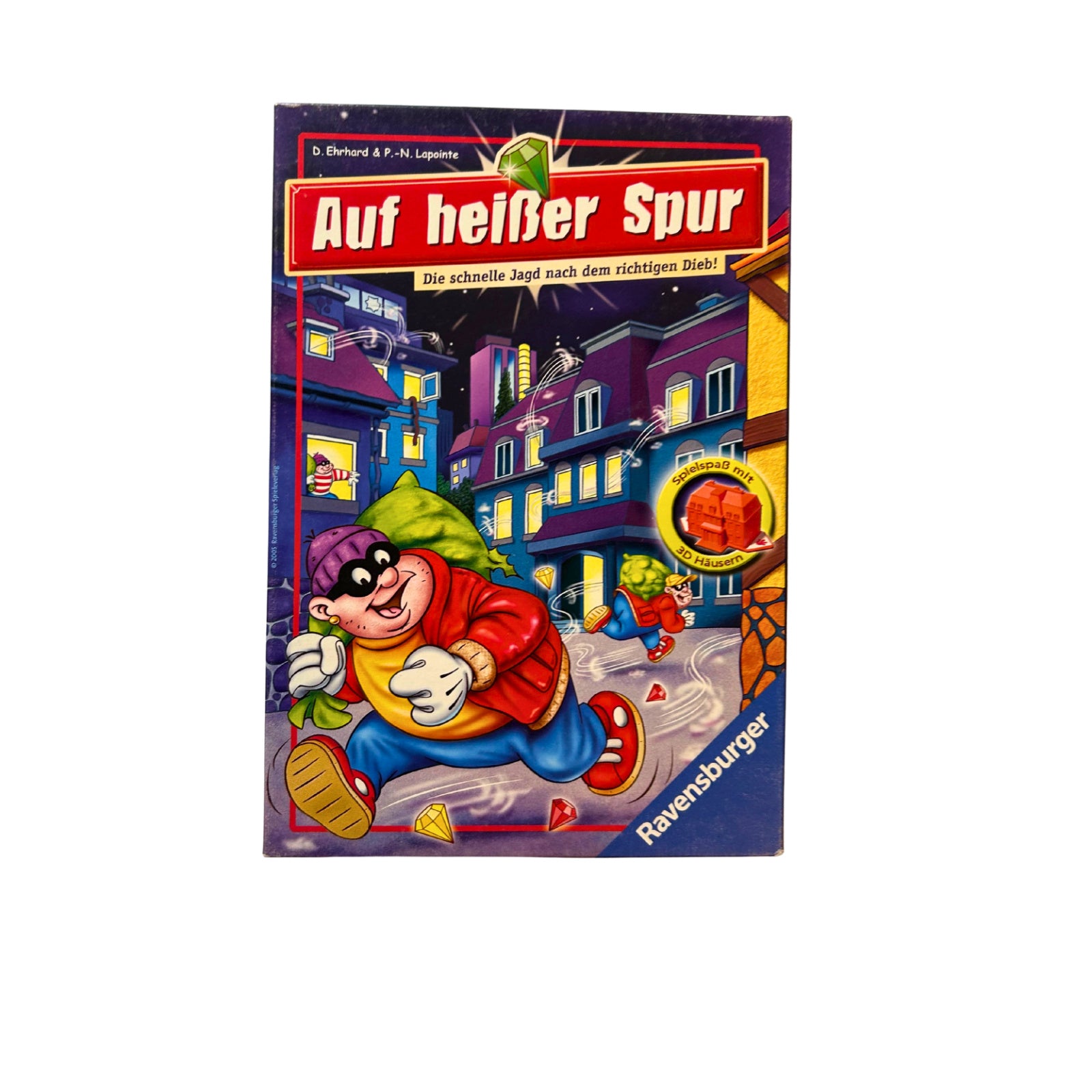 Auf heißer Spur Ravensburger – SKU A10832 – Gesellschaftsspiel gebraucht kaufen bei Brettspielimperium